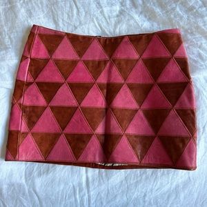 Kelly Wearstler leather skirt